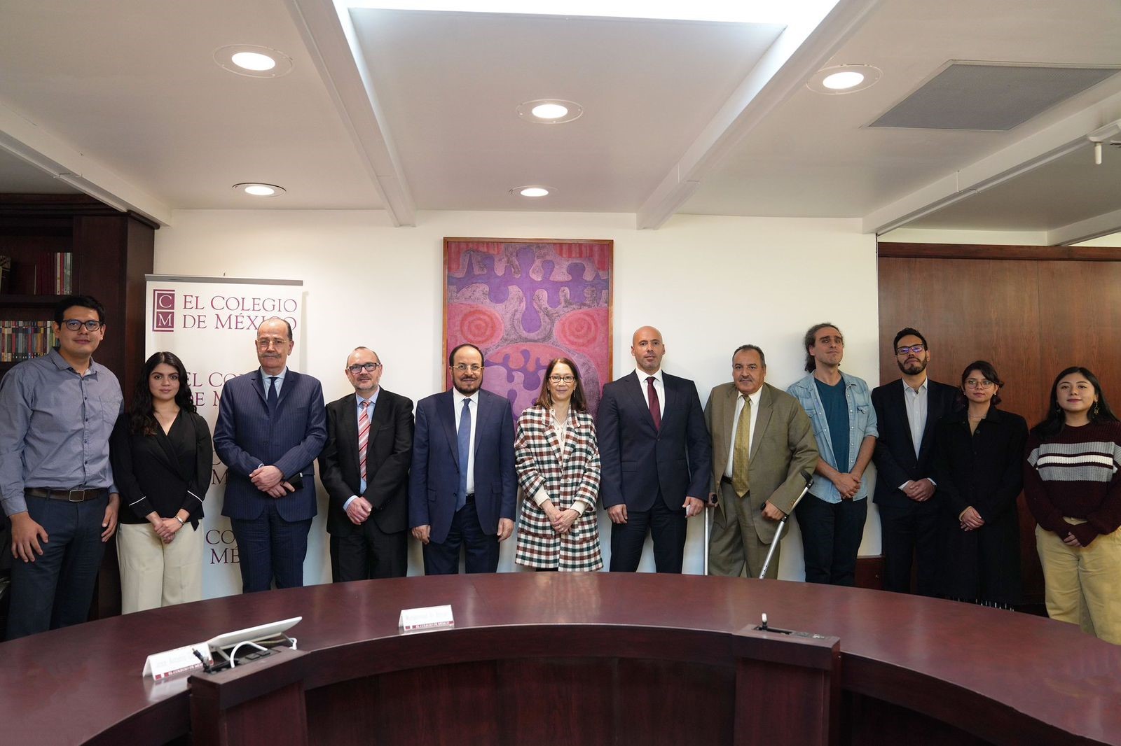 Sheikh Hamad Award visit to The College of Mexico